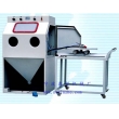 XZ-9080F推車轉(zhuǎn)盤噴砂機(jī)，轉(zhuǎn)盤式噴砂機(jī)，手動噴砂機(jī)